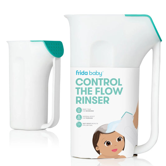 Control the Flow Bath Rinse Cup, Shampoo Rinser with Rainshower, Baby Bathtub Essentials