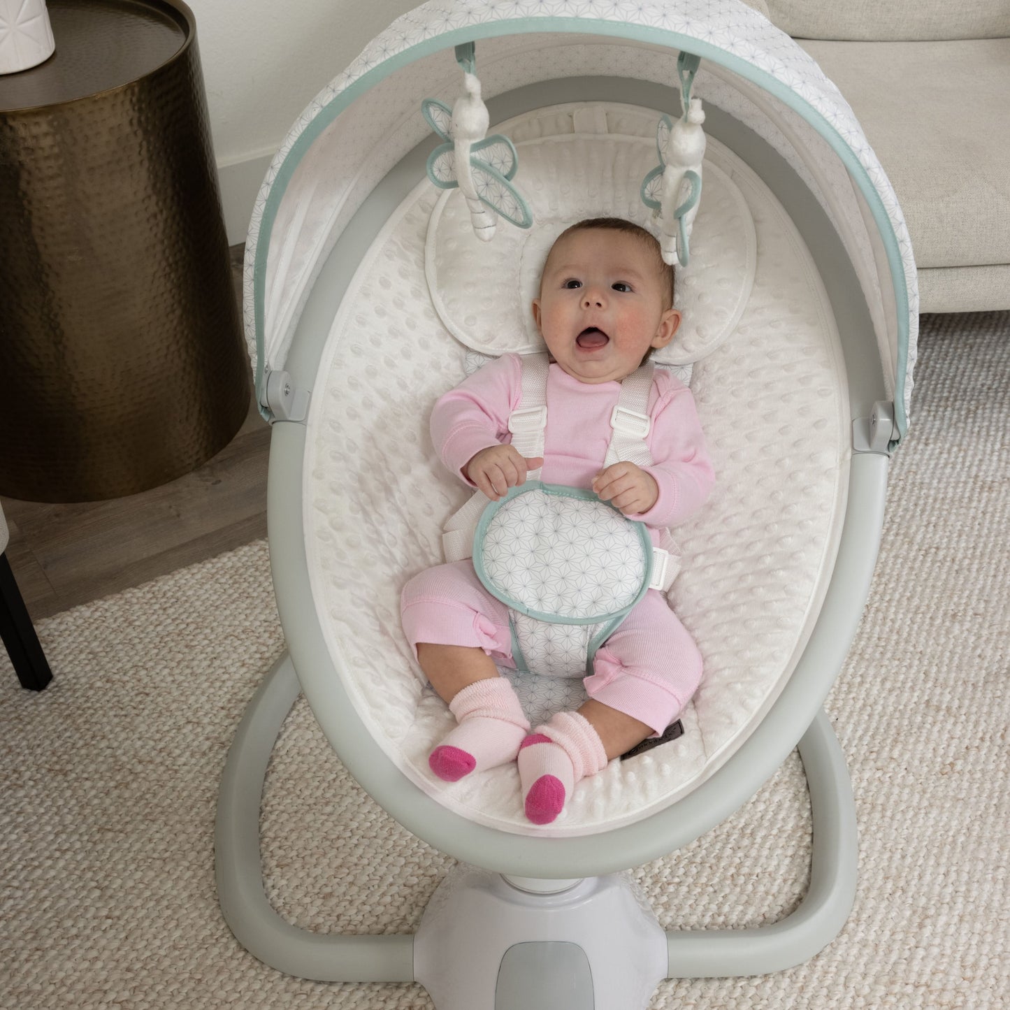 Tranquility Bluetooth Enabled Indoor Baby Swing (Stardust)