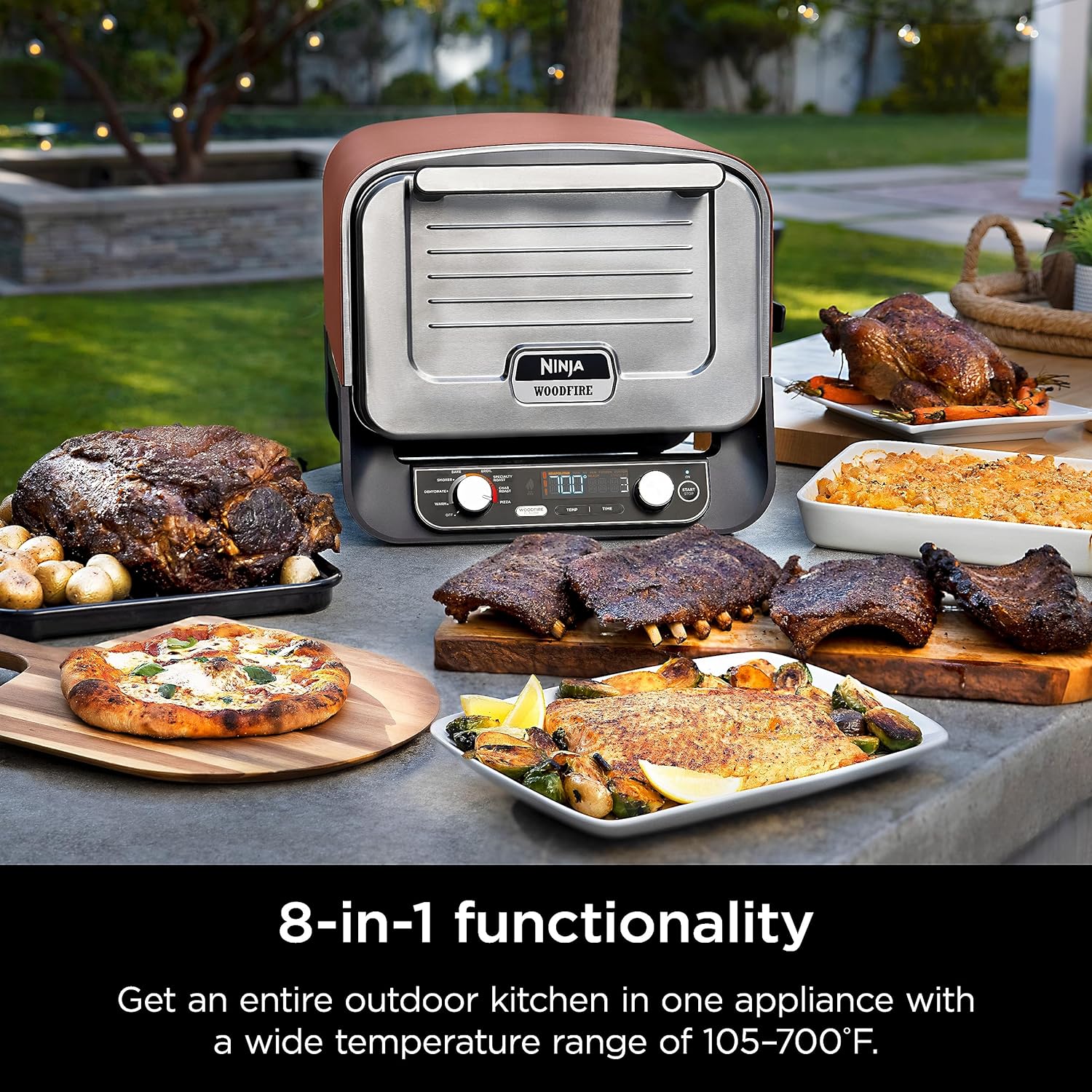 8-In-1 Portable Electric Roaster Oven