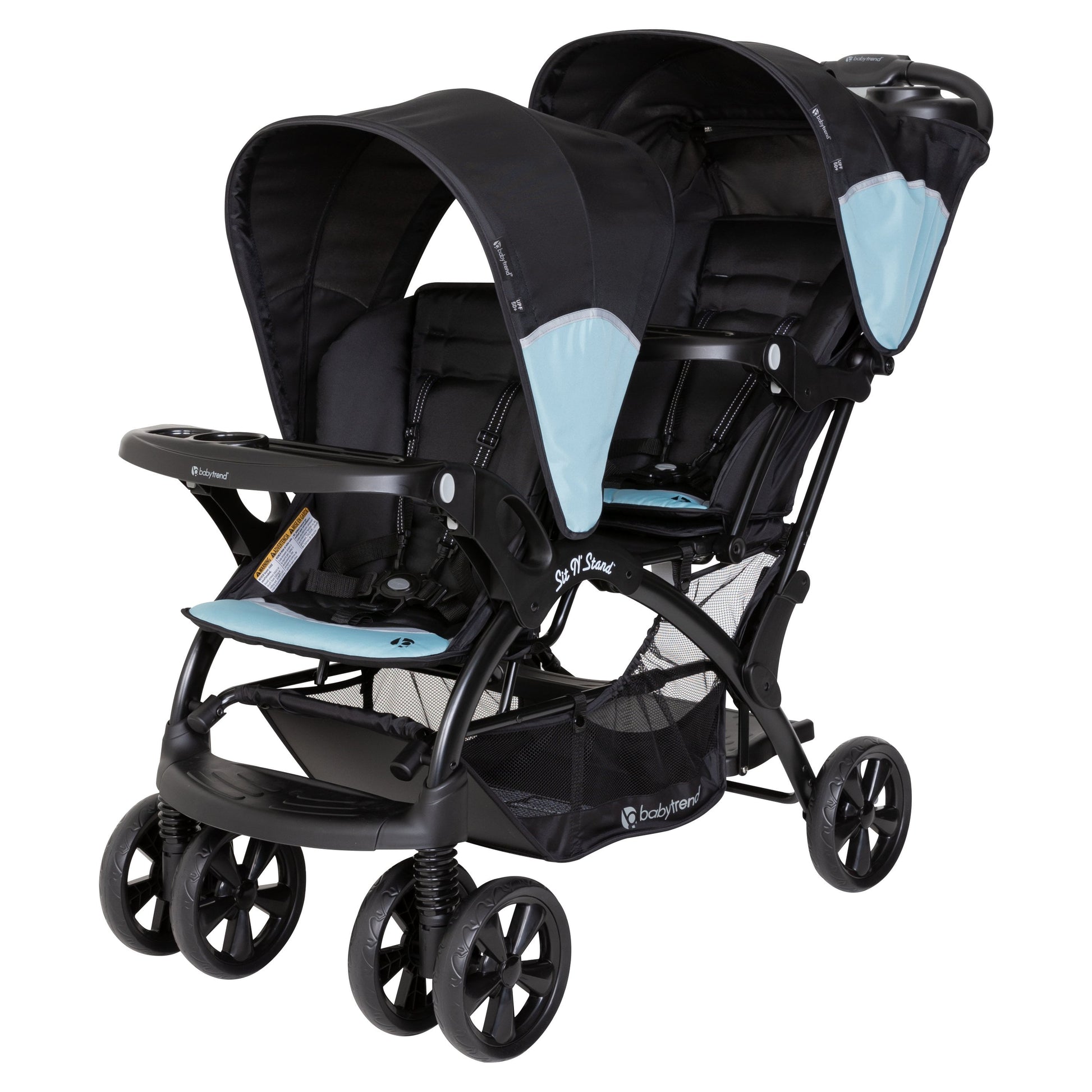 Sit N' Stand Strollers, Solid Print Desert Blue