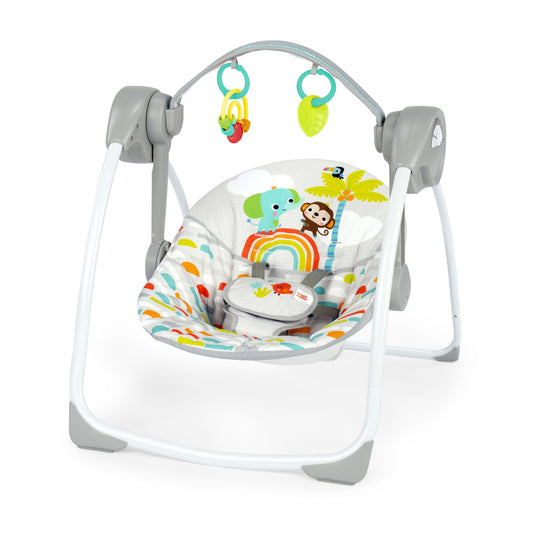 Playful Paradise Portable Compact Baby Swing 