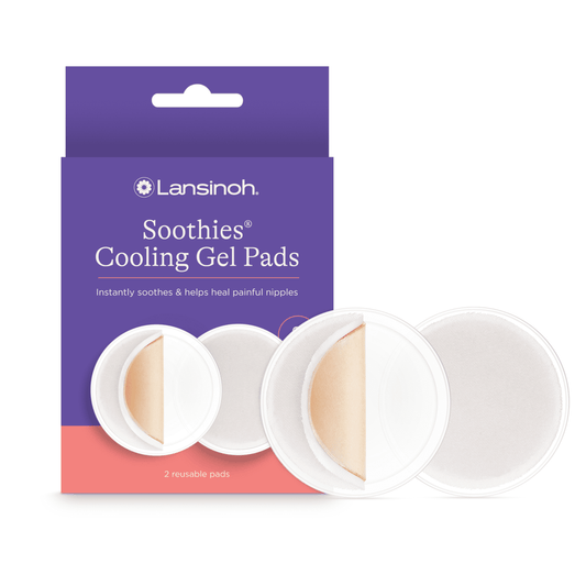 Soothies Cooling Gel Pads for Breastfeeding Moms, 2 Pads