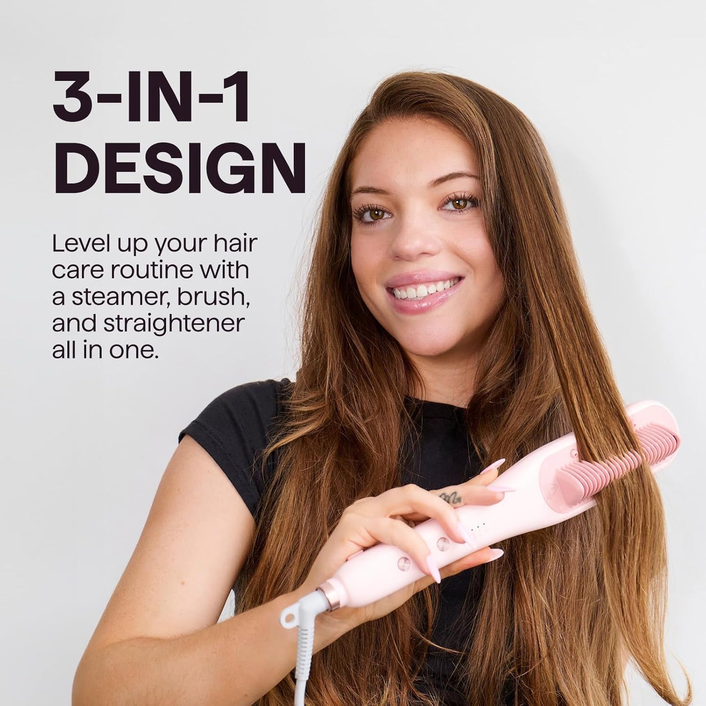 Pro Steam Hair Straightener 3 in 1 Brush