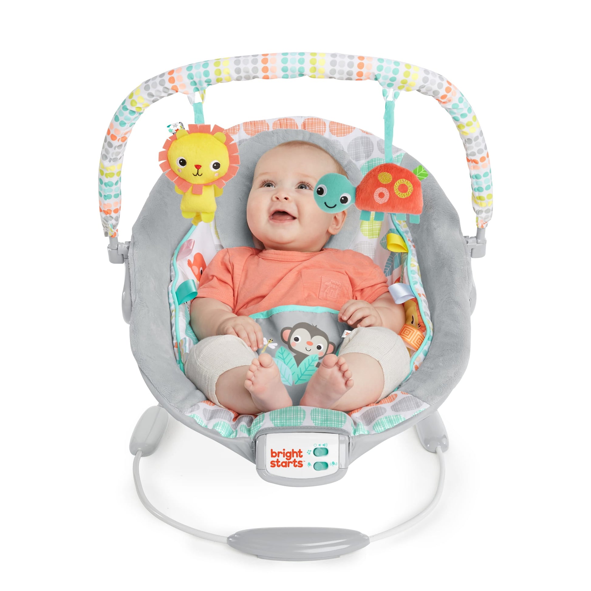 Whimsical Wild Vibrating Baby Bouncer Seat and Rocker