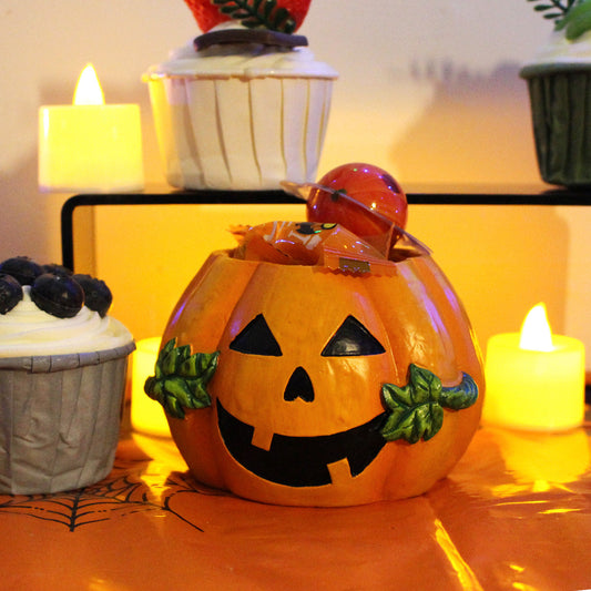 Halloween Pumpkin Flower Pot