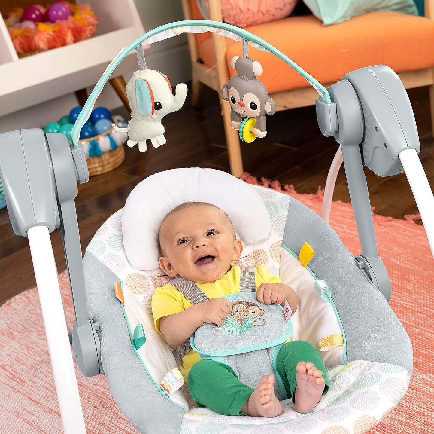 Bright Starts Portable Swing