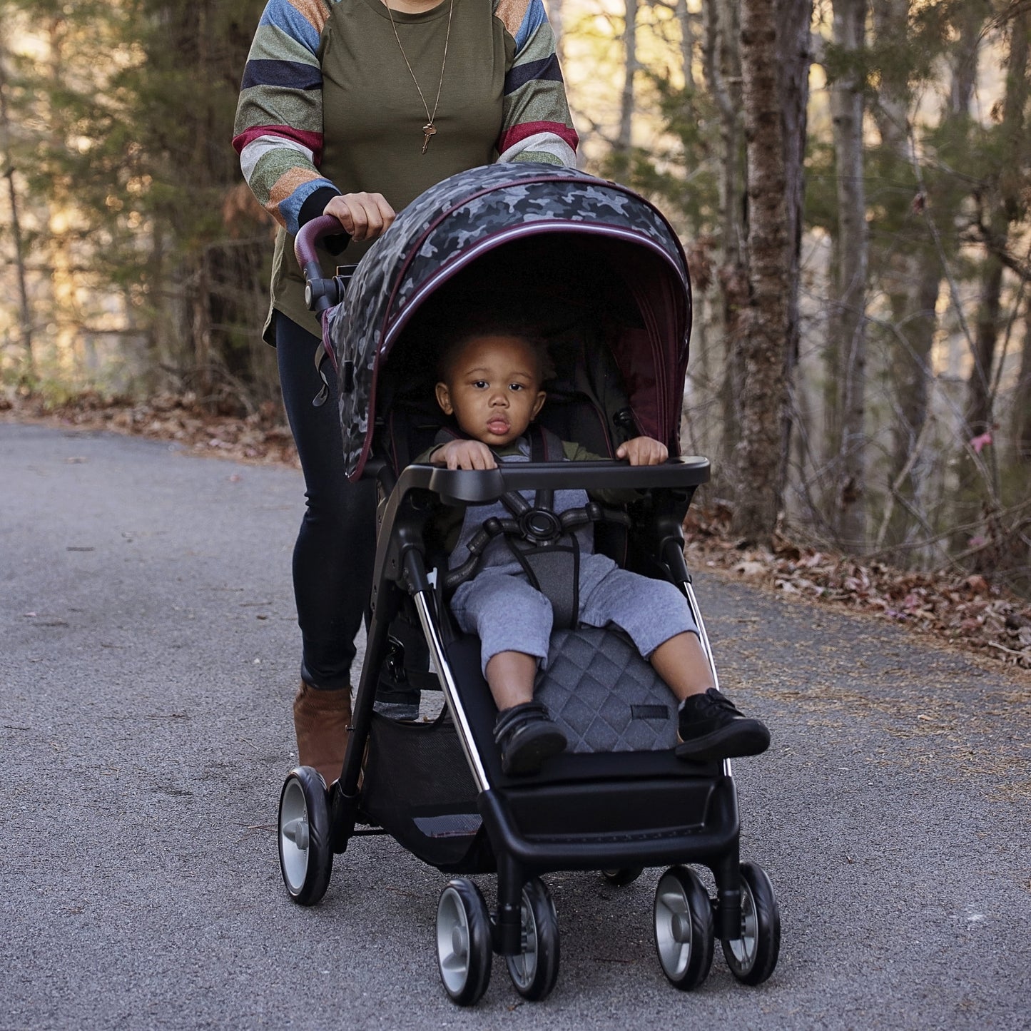 Travel System Stroller and Infant Car Seat - Heather Camo