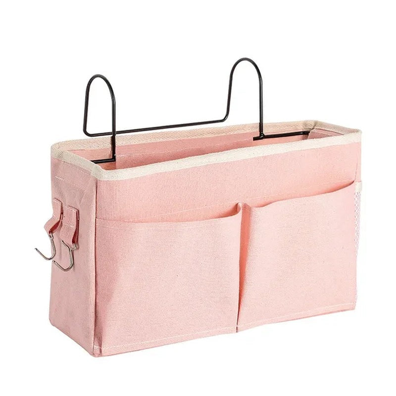 Bedside Storage Bags Crib Bed Side Pouch Hanging Caddy Bedside Toys Storage Organizer Nappy Holder Pockets Crib Accessories Bags