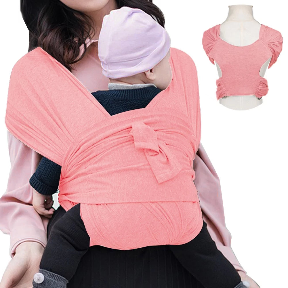 Newborn Stretchy Front and Hip Baby Sling - Pink