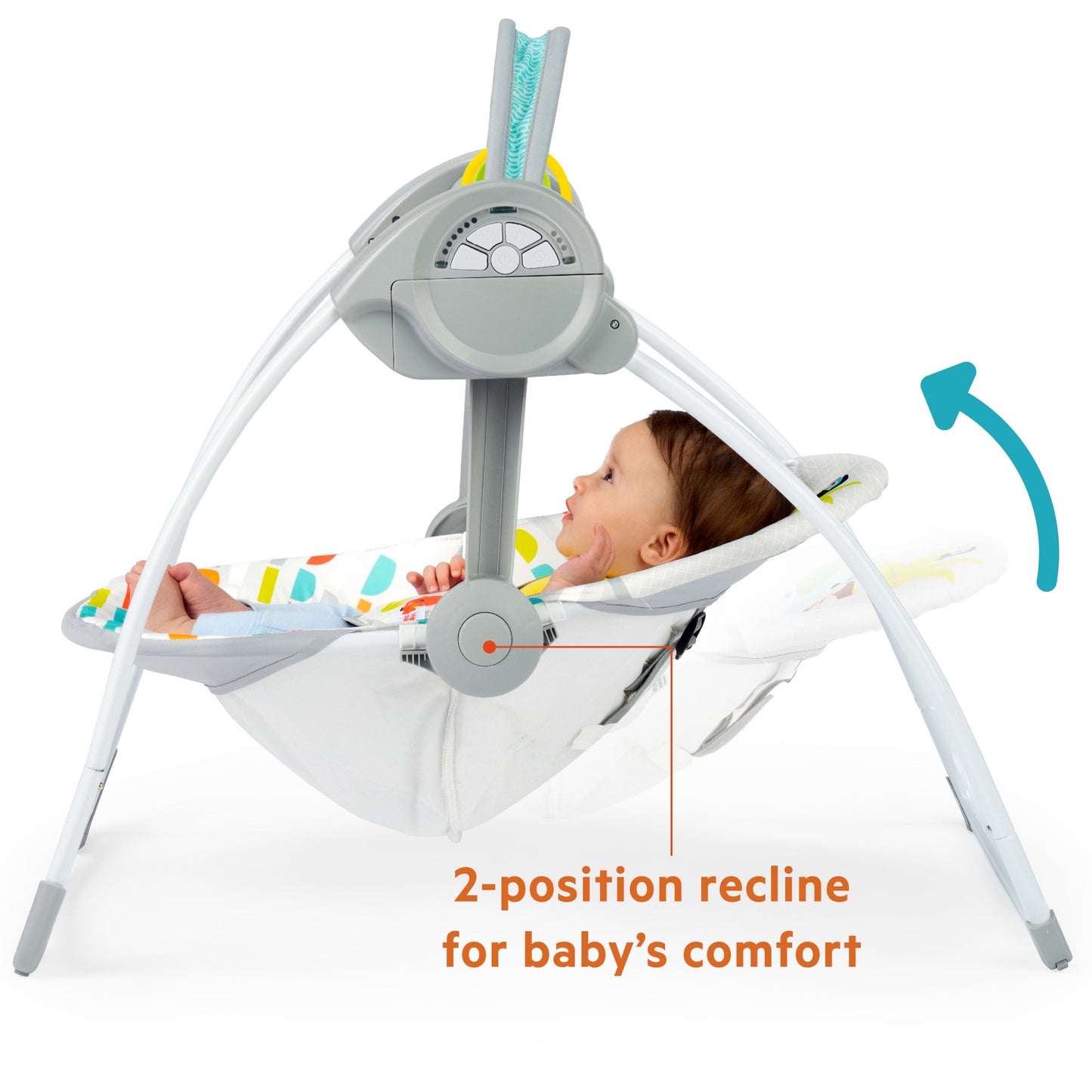 Playful Paradise Portable Compact Baby Swing 