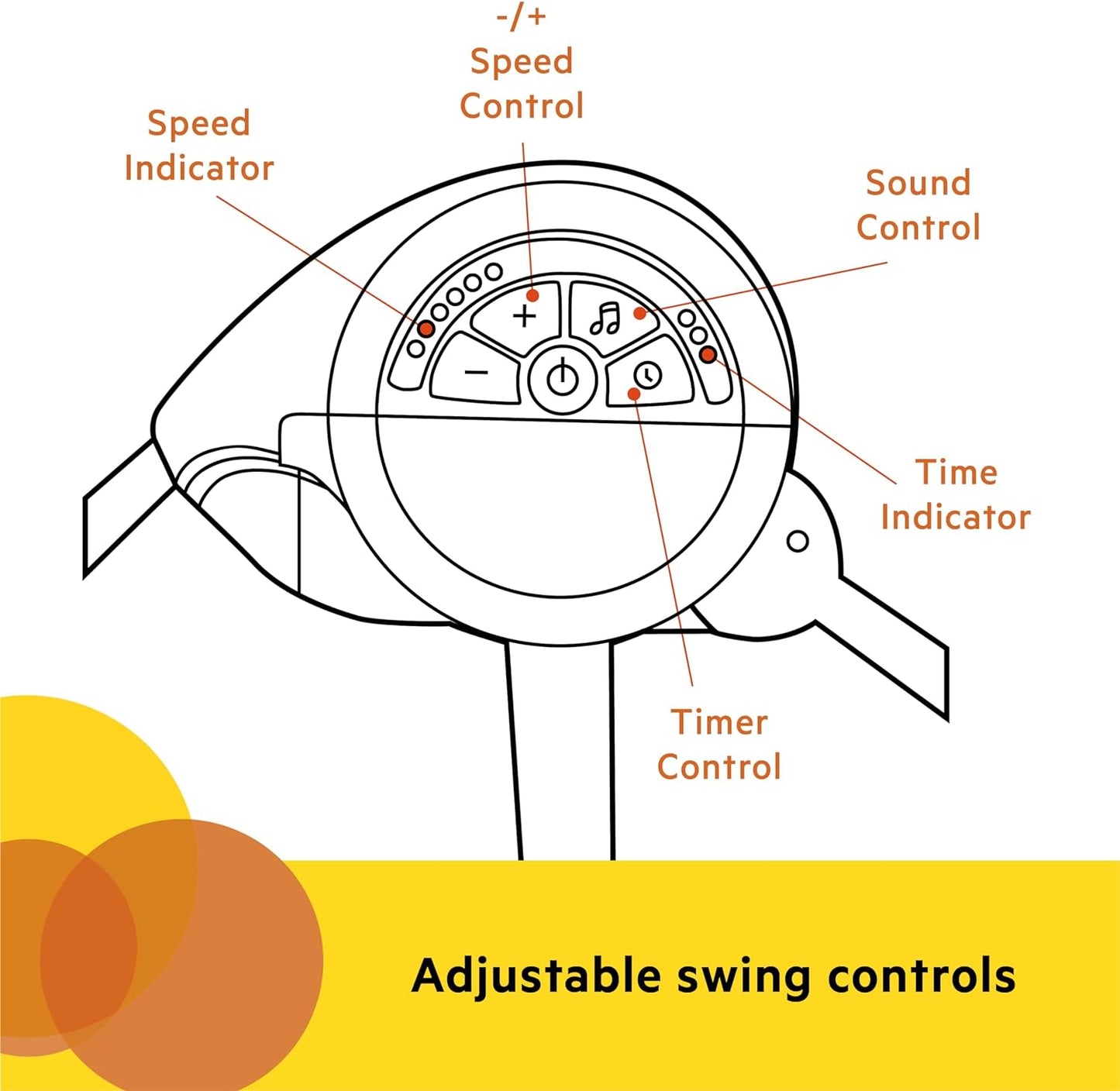 Bright Starts Portable Swing