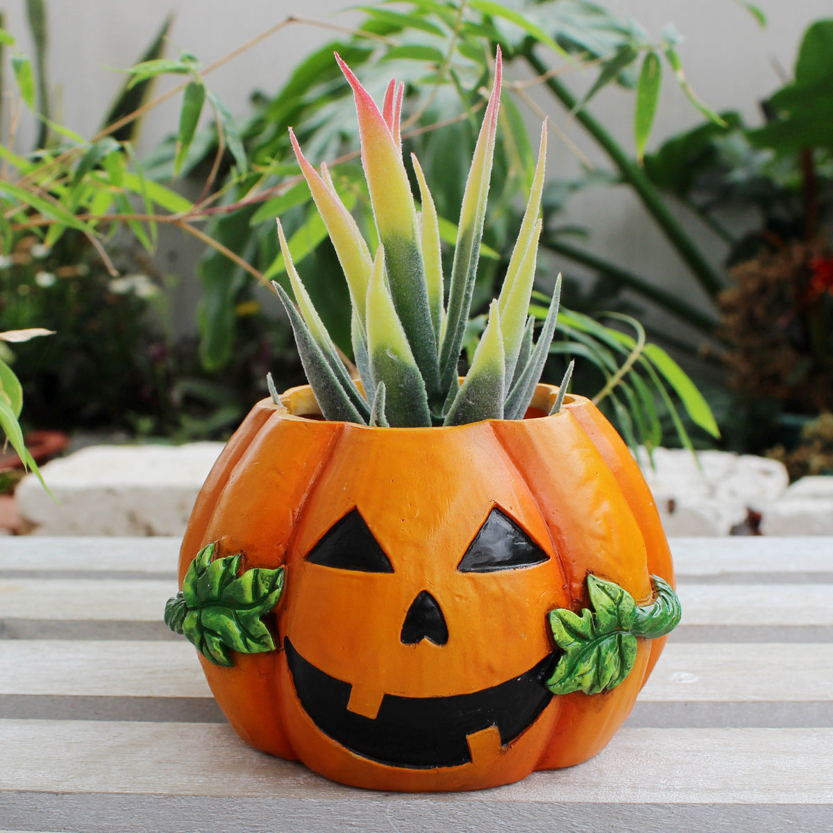 Halloween Pumpkin Flower Pot