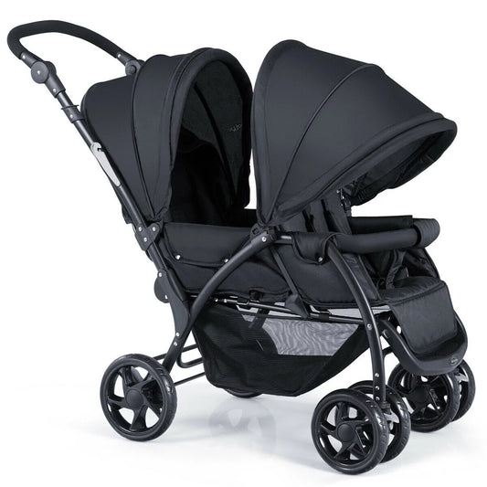 Infans Foldable Double Baby Stroller
