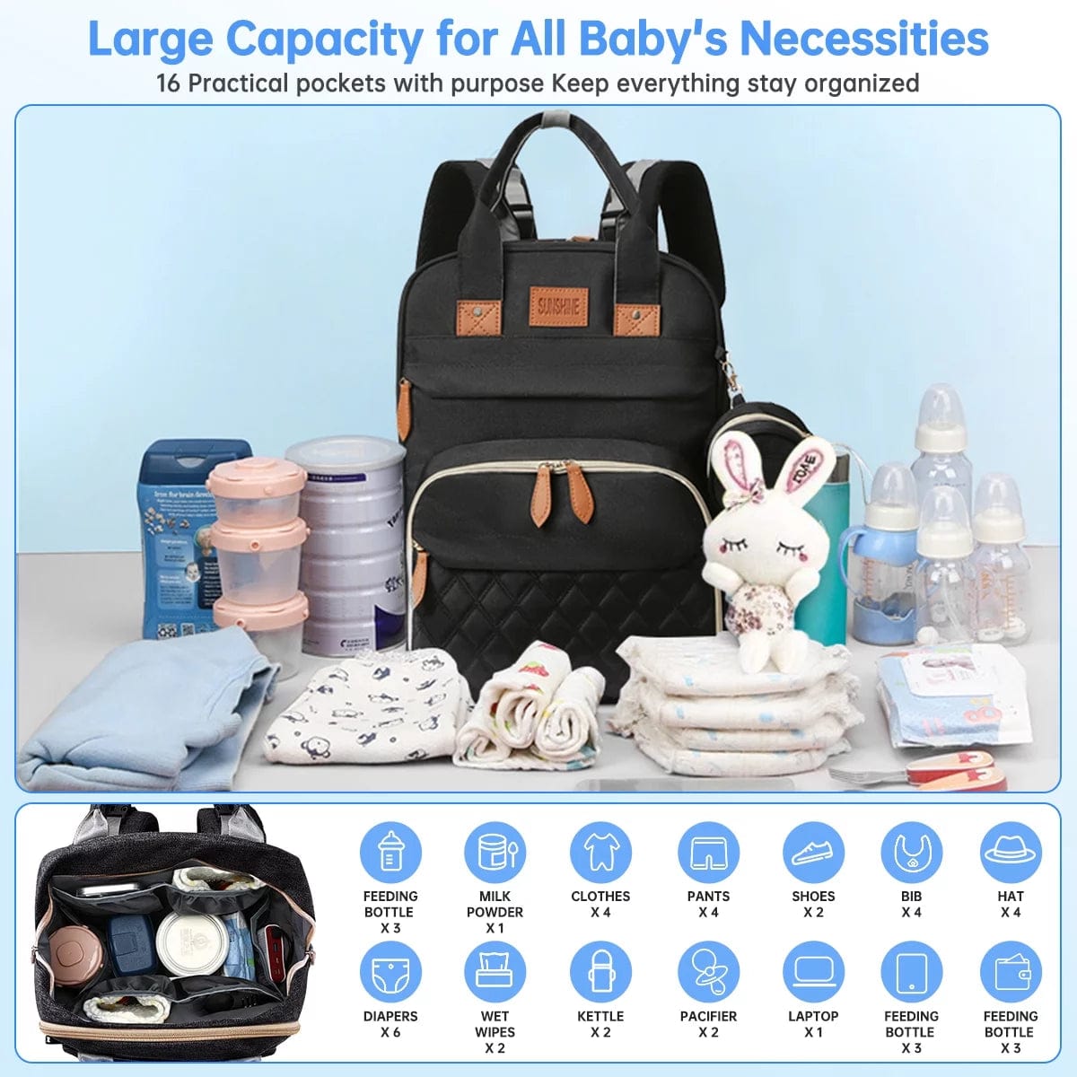 Diaper Bag Backpack