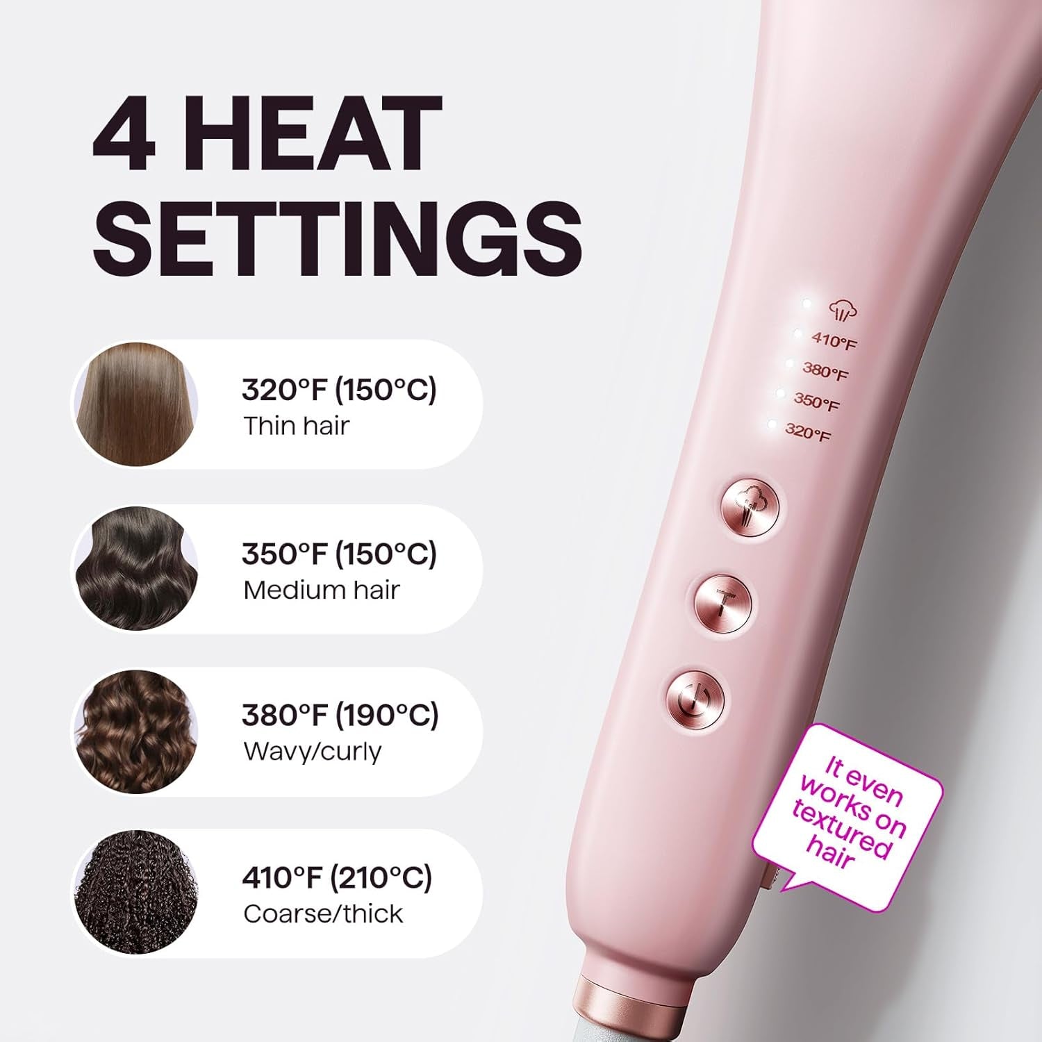 Pro Steam Hair Straightener 3 in 1 Brush