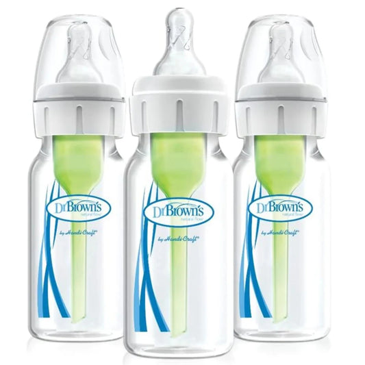 Anti-Colic Baby Bottles 3-Piece 4 Oz. - Green, One Size