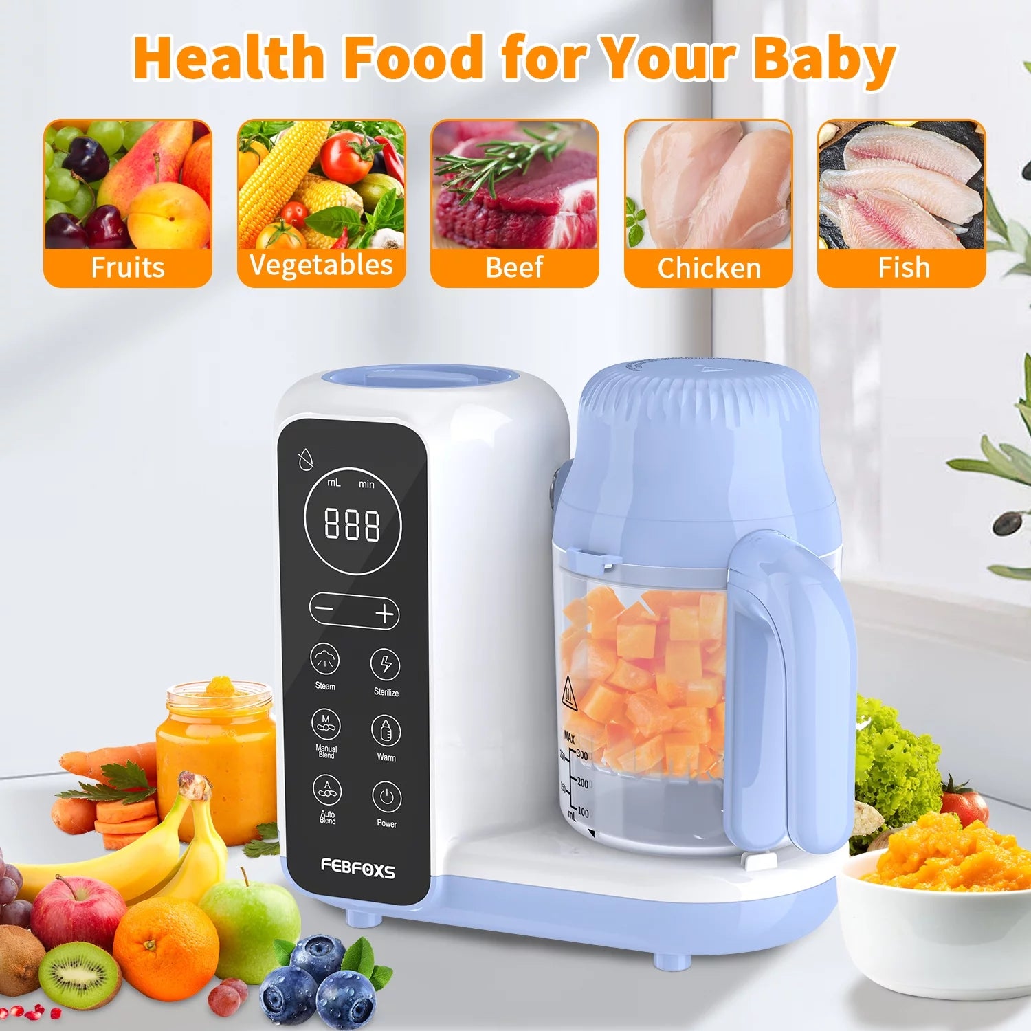 Multi-Function Baby Food Processor