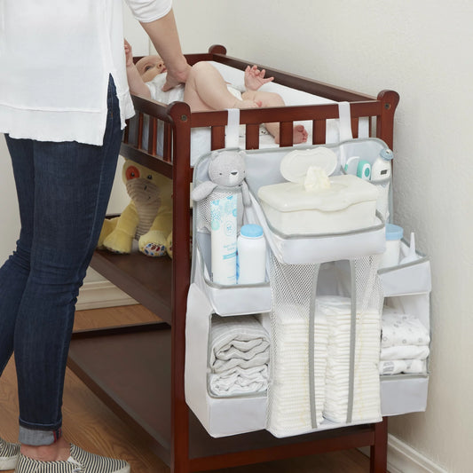 LA Baby Diaper Caddy and Nursery Organizer