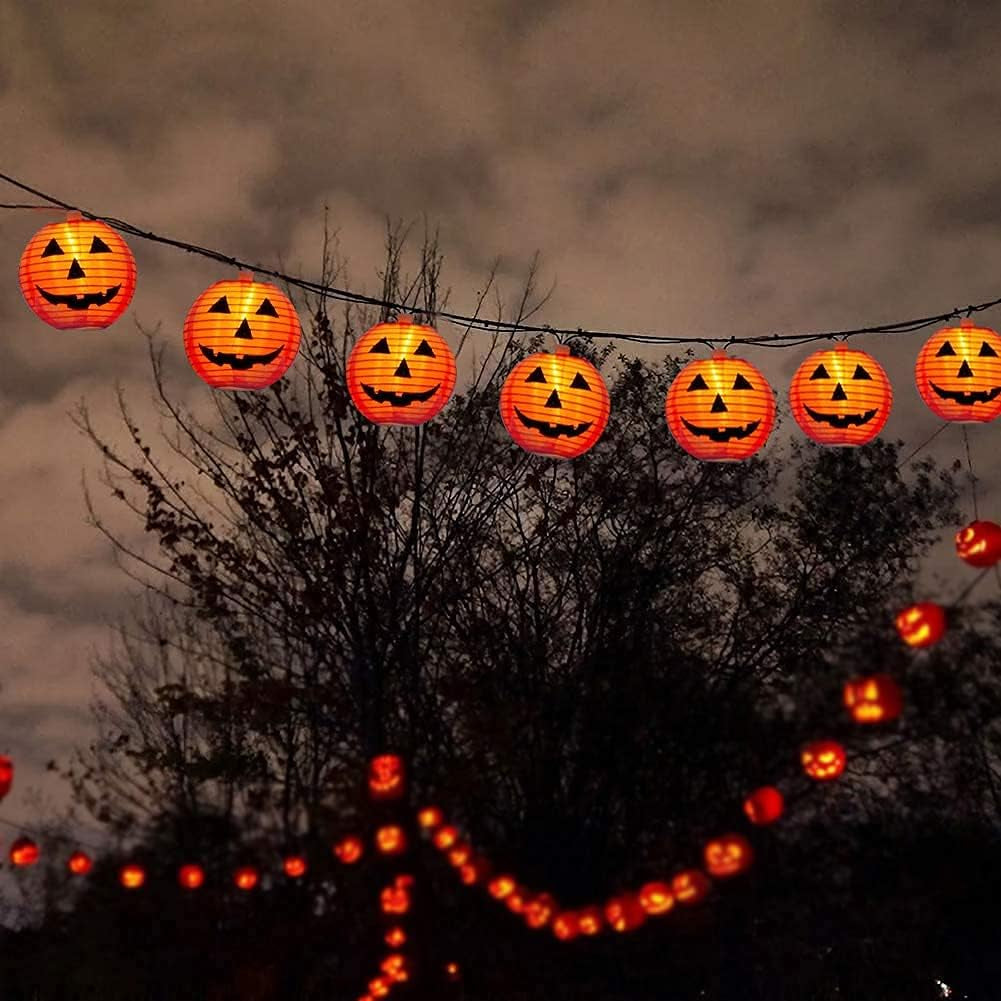 Halloween Pumpkin Lantern String Lights 8.5Ft 